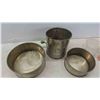 Image 2 : Corningware Casserole Dish with Lid , Vintage Cake Pans, Sifters, Meat Grinder