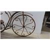 Image 2 : Garden Décor Wrought Iron Tricycle for Plants 32'' x 11'' x 23''
