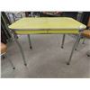 Image 2 : Retro Chrome Leg Table with Leaf and 4 Chairs 