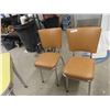 Image 8 : Retro Chrome Leg Table with Leaf and 4 Chairs 