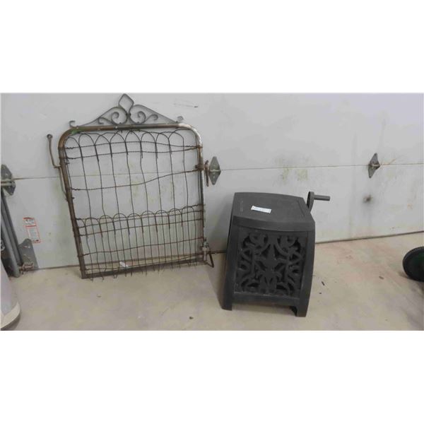 Hose Reel With Hose Metal Gate 32 X 43 Hose reel with hose metal gate 32 x 43
