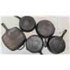Image 2 : 5 Cast Iron Fry Pans 