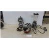 Image 1 : Small Chrome Appliances: Osterizer Blender, Magic Maid Toaster, 