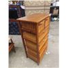 Image 2 : Wood Framed Wicker Organizer/Dresser 44'' x 23'' x 15 1/2''
