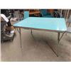 Image 2 : Retro Chrome Leg Table with Leaf and 2 Chairs 