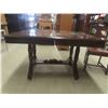 Image 2 : Walnut Dining Room Table with 6 Chairs 