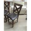 Image 2 : 4 Solid High Boy Chairs