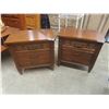 Image 1 : 2 Night Stands / End Tables 27'' x 26'' x 16''