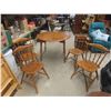 Image 1 : Maple Table 29'' Tall x 41'' Across, 4 Chairs 