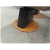 Image 8 : Leather/Leather Style Reclining Swivel Chair with Ottoman