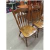 Image 2 : 6 Matching Solid Wood Kitchen Chairs 