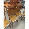 Image 3 : 6 Matching Solid Wood Kitchen Chairs 