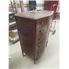 Image 2 : Mahogany Dresser with Serpentine Front 48'' x 34'' x 21'' -Scratched, Ready 