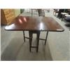 Image 1 : Walnut Gate Leg Table Extended Size 30'' x 36'' x 44'' 