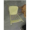 Image 3 : Wicker Chair, Painted Wood Kitchen Chair 