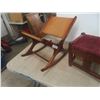 Image 2 : 3 Tier Walnut Stand 25'' x 24'' x 12'' , Childrens Rocker, Ottoman