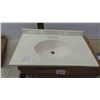 Image 1 : 1 Piece Sink with Vanity Top 30 1/8'' x 18''