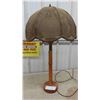 Image 1 : Table Lamp with Wicker Shade 30'' Tall
