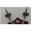 Image 2 : Decorative Wall Display of Swords and Chest Plate 37'' x 20''