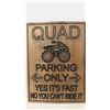 Image 2 : Wood Sign 15'' x 20'' , Caution Sign 'Drunk Campers' , Plus