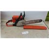 Image 1 : Stihl Gas Chainsaw with Chain Guard & New Chain - Runs 