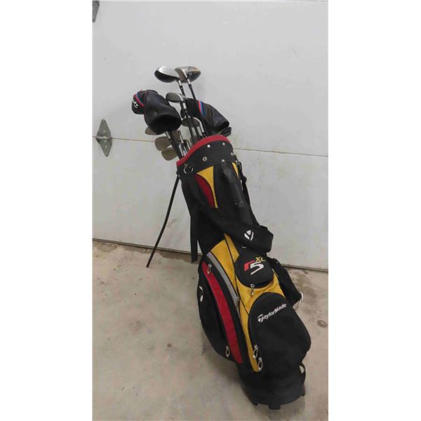 Left Handed Golf Clubs with Bag and Stand : 2 Drivers , 5 