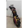 Image 1 : Left Handed Golf Clubs with Bag and Stand : 2 Drivers , 5 