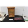 Image 1 : 2 Display Clases : 8 1/2'' x 5''  x 14'' with Glass Doors , 10'' x 6''  x 2'' with