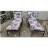 Image 1 : 2 Reclining Loungers with Plush Cushions