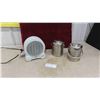 Image 1 : Fan, 2 Stainless Steel Canisters