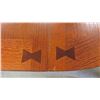 Image 9 : Oval Pedestal Bar Height Wood Table 60'' x 42'' x 34 1/2'' with 