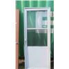 Image 2 : (2) Used Doors : Venting White Storm Door 32'' x 80'' , Slab Door 36'' x 79 1/4'' 