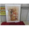 Image 1 : Vintage First Nations Signed and Numbered Print 358/500 by Bert D Seaboyrn 1931-2022 20'' x 16''