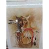 Image 4 : Vintage First Nations Signed and Numbered Print 358/500 by Bert D Seaboyrn 1931-2022 20'' x 16''