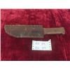 Image 1 : Antique 1800s First Nations Large Hand Forged Blade Buffalo Knife Total Length 14'' , Very 