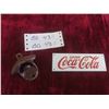 Image 1 : Small Cocacola Sign 6'' x 2'' , Wall Mount Opener