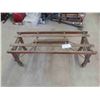 Image 1 : 1923 Bath Tub Bench / Wash Tub Stand by Beatty Bros Ltd with Fold Down Wood Construction