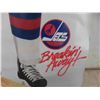 Image 2 : Vintage Winnipeg Jets Laurie Boschman Growth Poster !Huge! Over 5' NHL Silverwood 