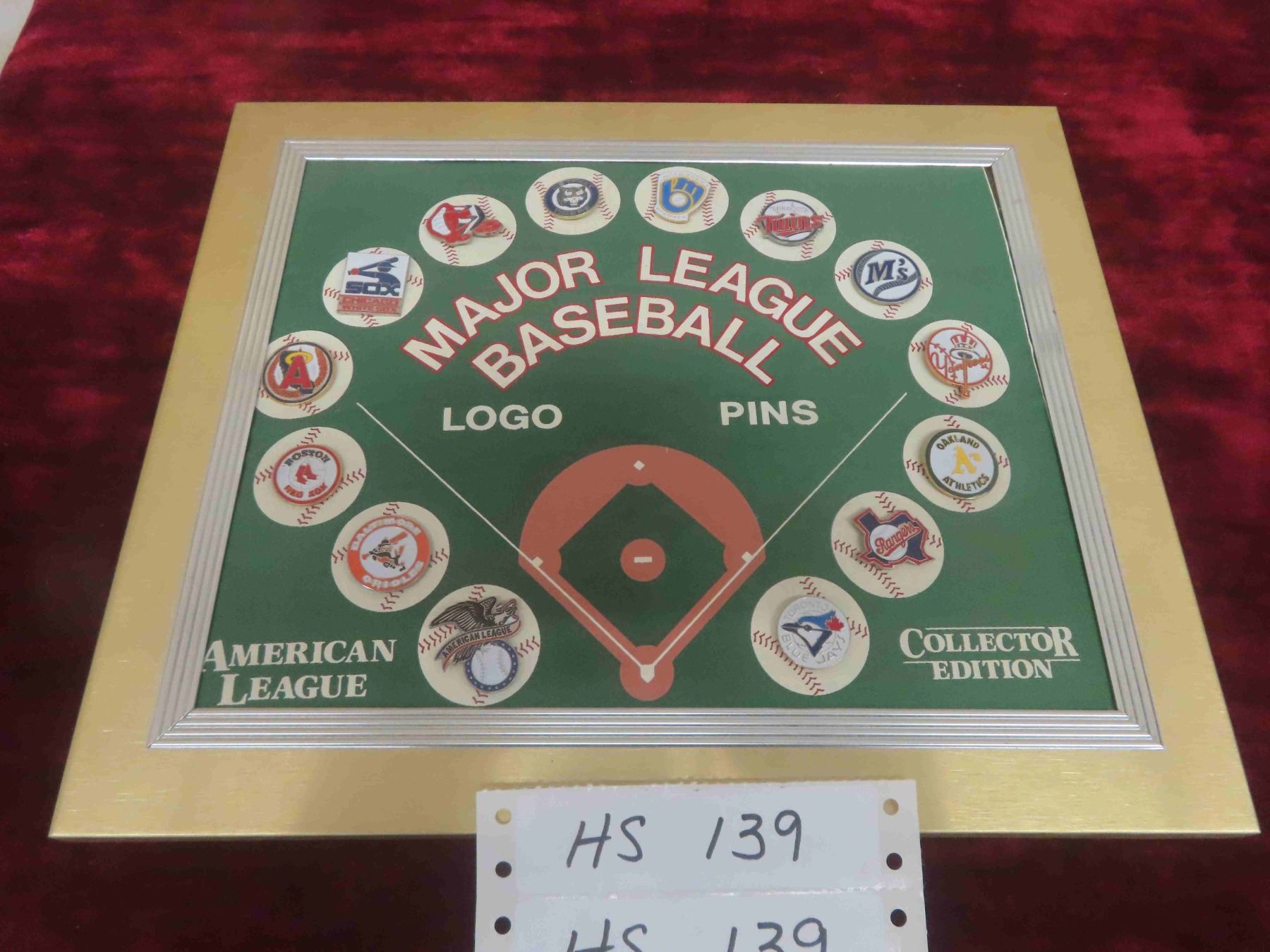Major League Baseball Logo Pins