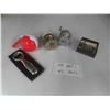 Image 1 : 2 Vintage Fishing Reels , John Deere Buckle, Labatts Bottle Opener in Original Box
