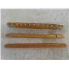 Image 10 : Lazer Meter, Craftsman Power Reciprocating Saw, Various Vintage Folding Yard Sticks, Survey