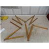 Image 8 : Lazer Meter, Craftsman Power Reciprocating Saw, Various Vintage Folding Yard Sticks, Survey