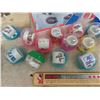 Image 8 : Hockey Related: Hardboard Picture 16'' x 20'' , Toronto and New York Flags,8 Mini NHL Mugs, 