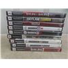 Image 2 : (9) PS2 Games, 2 Playstation Controllers with Bin