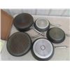 Image 2 : 5 Frying Pans : (2) Gotham Steel Pro 10'' & 11 1/2'' , (3) Kirkland Signature Professional 