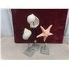 Image 2 : Room Décor: Seashells on Stand, Ceramic Piggy Bank, Planter/Vase 14 1/2'' Tall