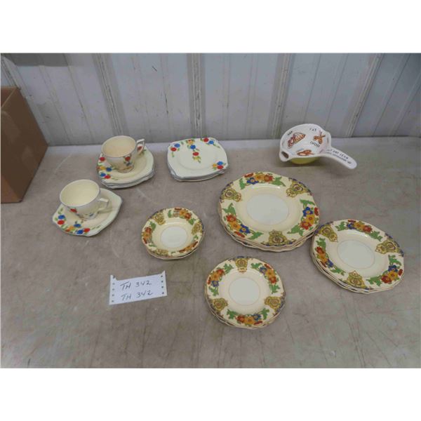 11 Pieces of Newhall China , 11 Pieces Royal Ivory