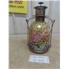 Image 1 : Decorative Candle Holder with Mosaic Glass 12 1/2'' Tall