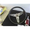 Image 2 : Racing Steering Wheel, Old Wrench, Chrome Light