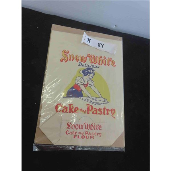 Snow White Cake and Pastry Flour Bag